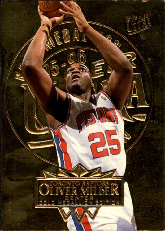 NBA 1995-96 Ultra Gold Medallion - No 180 - Oliver Miller