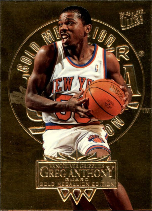 NBA 1995-96 Ultra Gold Medallion - No 188 - Greg Anthony