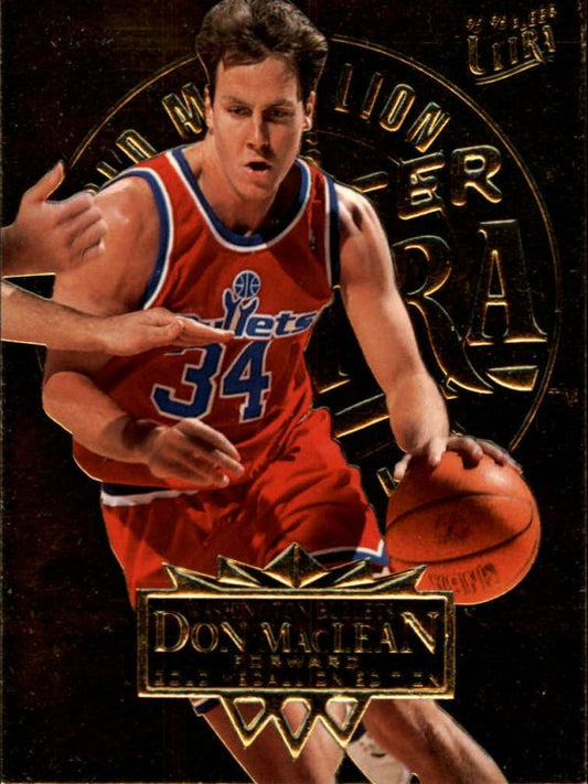 NBA 1995-96 Ultra Gold Medallion - No. 193 - Don MacLean