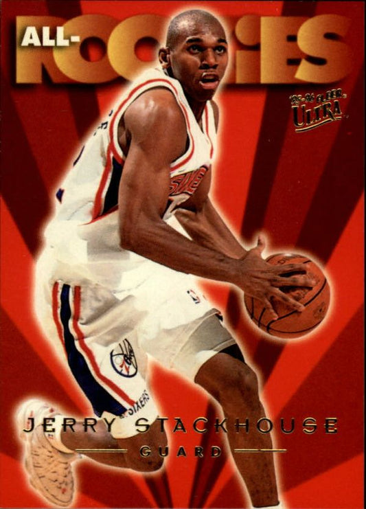 NBA 1995-96 Ultra All-Rookies - No 7 of 10 - Jerry Stackhouse