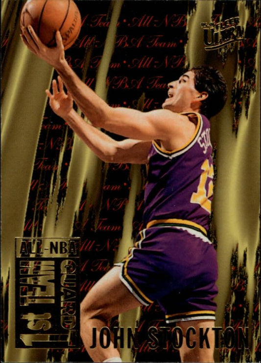 NBA 1995-96 Ultra All-NBA - No 5 of 15 - John Stockton