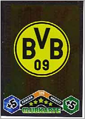 Fussball 2010 / 11 Topps Match Attax - No 326 - Logo Dortmund