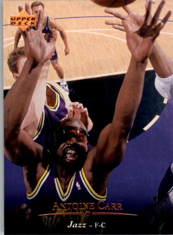 NBA 1995-96 Upper Deck - No. 54 - Antoine Carr