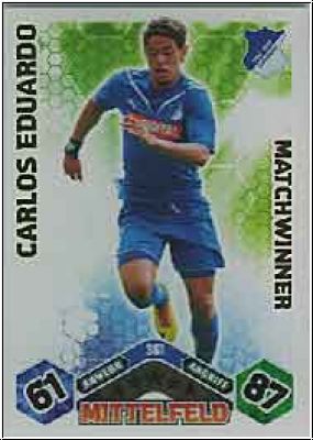 Soccer 2010/11 Topps Match Attax - No 361 - Carlos Eduardo