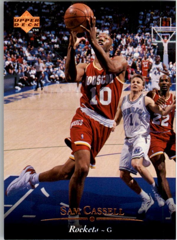 NBA 1995-96 Upper Deck - No. 123 - Sam Cassell