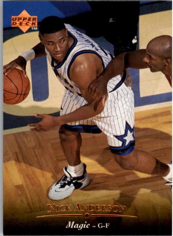 NBA 1995-96 Upper Deck - No. 124 - Nick Anderson