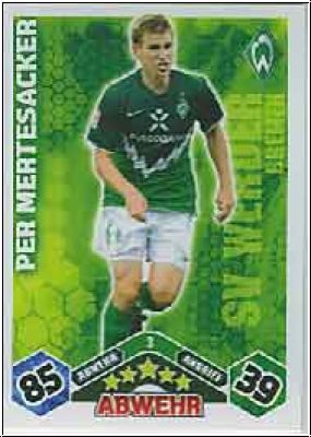 Fussball 2010 / 11 Topps Match Attax - No 3 - Per Mertesacker