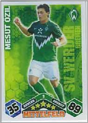 Soccer 2010/11 Topps Match Attax - No 9 - Mesut Özil