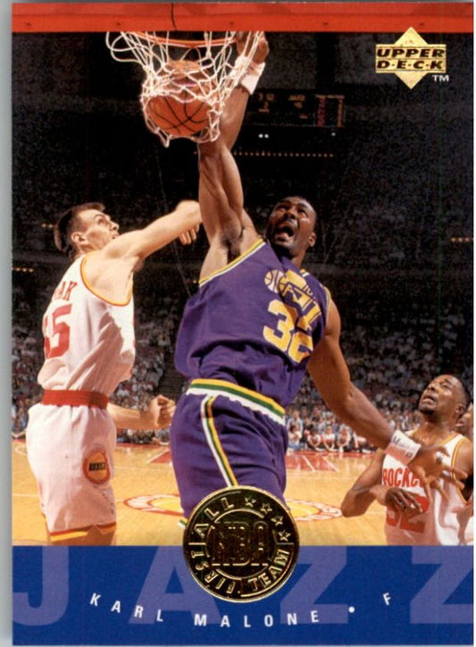 NBA 1995-96 Upper Deck - No 166 - Karl Malone