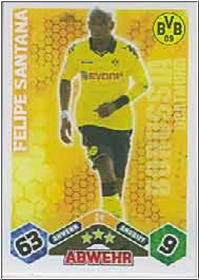 Fussball 2010 / 11 Topps Match Attax - No 24 - Felipe Santana