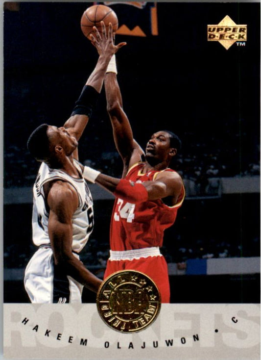 NBA 1995-96 Upper Deck - No 178 - Hakeem Olajuwon