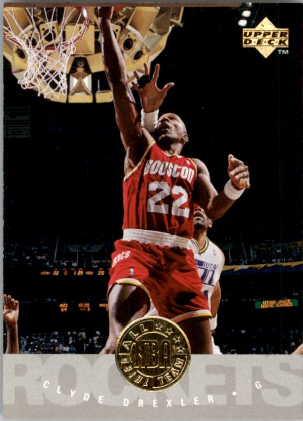 NBA 1995-96 Upper Deck - No 180 - Clyde Drexler