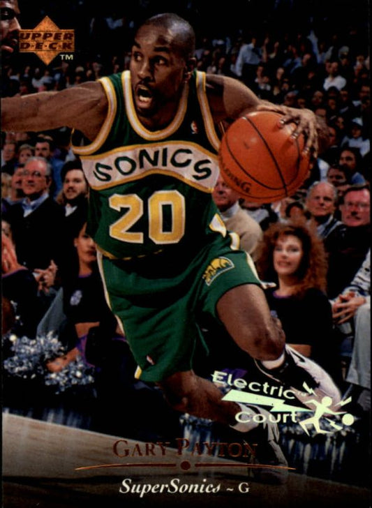 NBA 1995-96 Upper Deck Electric Court - No 17 - Gary Payton