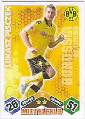 Fussball 2010 / 11 Topps Match Attax - No 30 - Lukasz Pisczek