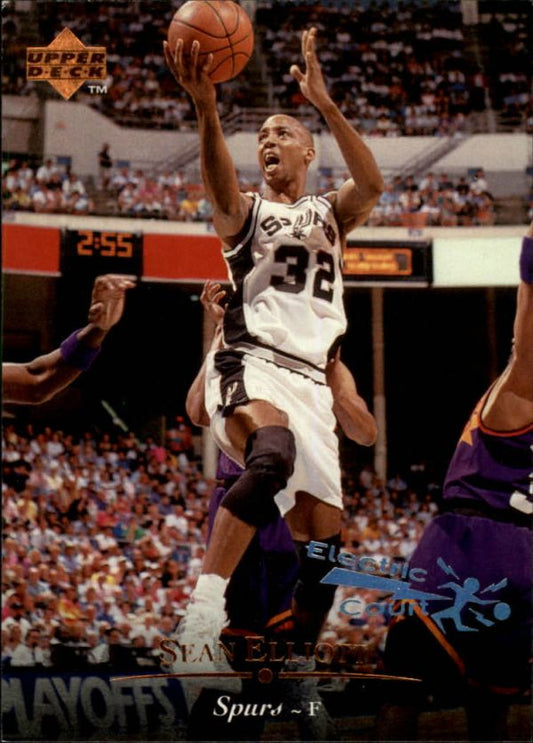 NBA 1995-96 Upper Deck Electric Court - No 60 - Sean Elliott