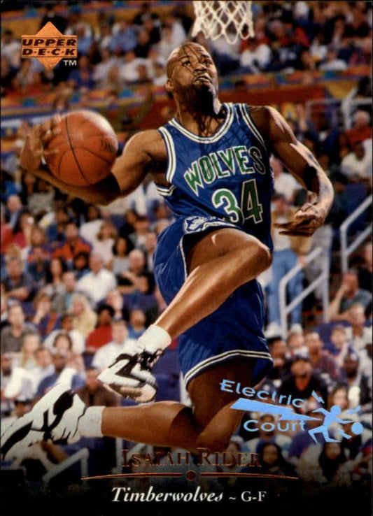 NBA 1995-96 Upper Deck Electric Court - No 68 - Isaiah Rider