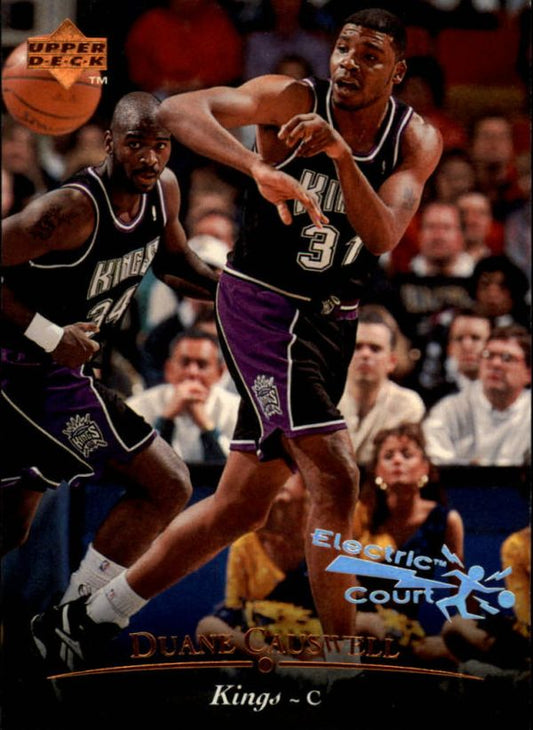 NBA 1995-96 Upper Deck Electric Court - No 104 - Duane Causwell