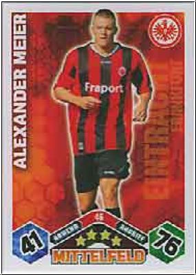 Fussball 2010 / 11 Topps Match Attax - No 46 - Alexander Meier