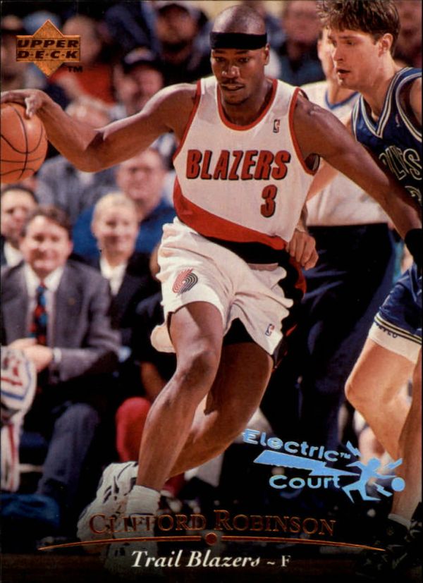 NBA 1995-96 Upper Deck Electric Court - No 120 - Clifford Robinson