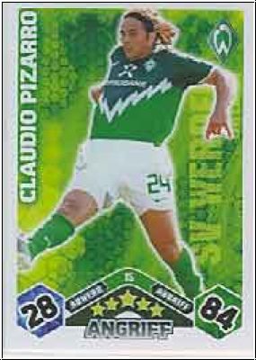 Soccer 2010/11 Topps Match Attax - No 15 - Claudio Pizarro