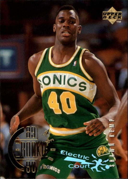 NBA 1995-96 Upper Deck Electric Court - No 153 - Shawn Kemp