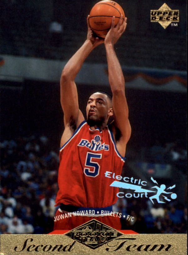 NBA 1995-96 Upper Deck Electric Court - No 160 - Juwan Howard