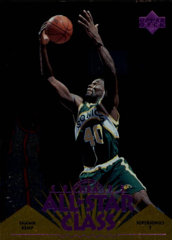 NBA 1995-96 Upper Deck All Star Class - No AS15 - Shawn Kemp