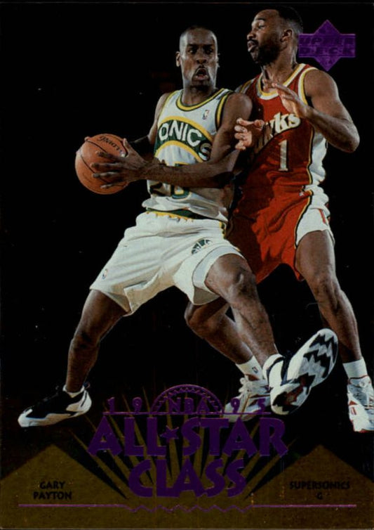 NBA 1995-96 Upper Deck All Star Class - No AS17 - Gary Payton