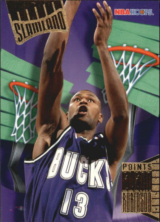 NBA 1995-96 Hoops Slamland - No SL27 - Glenn Robinson