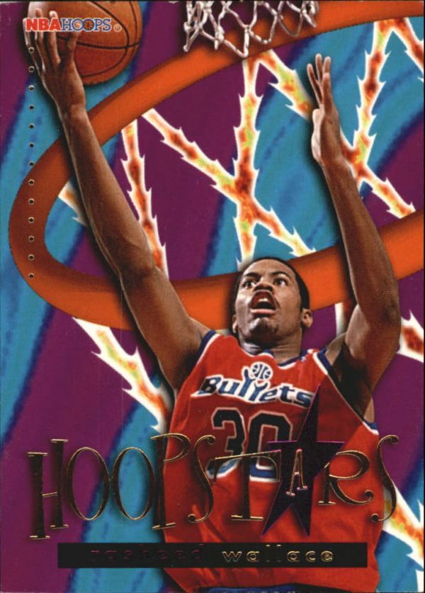 NBA 1995-96 Hoops HoopStars - No HS12 - Rasheed Wallace