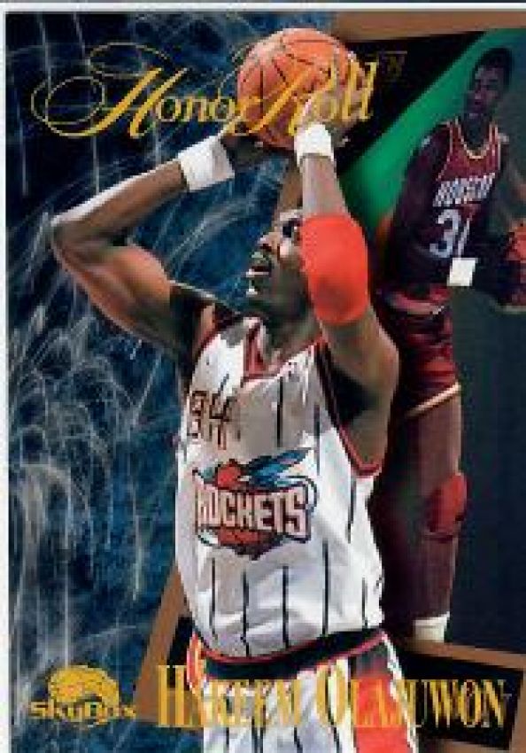 NBA 1995-96 SkyBox Premium - No 257 - Hakeem Olajuwon