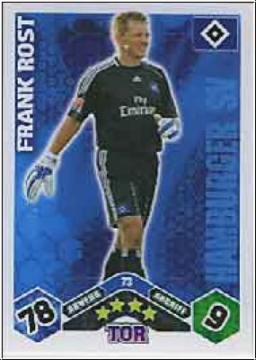 Soccer 2010/11 Topps Match Attax - No 73 - Frank Rost