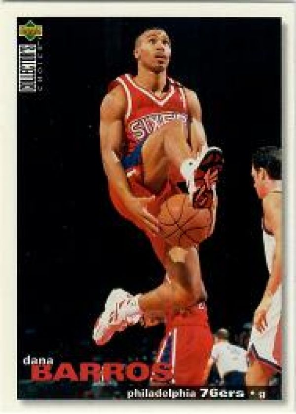 NBA 1995-96 Collector's Choice International German I - No 115 - Dana Barros