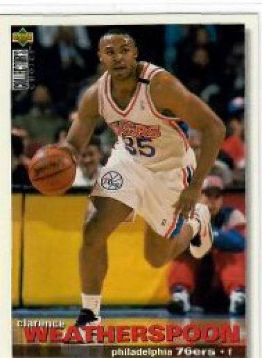 NBA 1995-96 Collector's Choice International German I - No 117 - Clarence Weatherspoon