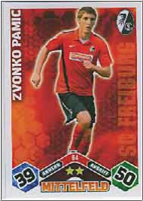 Fussball 2010 / 11 Topps Match Attax - No 64 - Zvonko Pamic