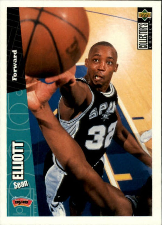 NBA 1996-97 Collector's Choice International German - No 140 - Sean Elliott