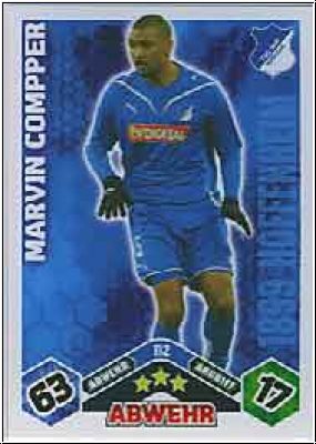 Soccer 2010/11 Topps Match Attax - No 112 - Marvin Compper