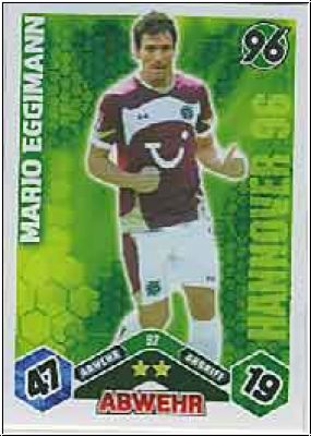 Fussball 2010 / 11 Topps Match Attax - No 97 - Mario Eggimann