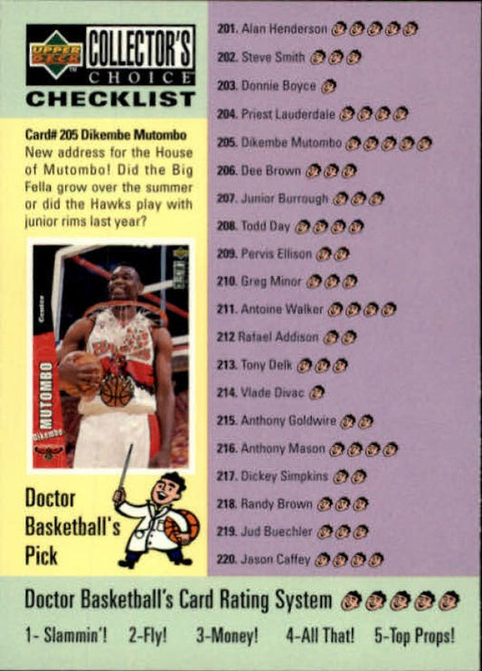 NBA 1996-97 Collector's Choice - No 397 - Reggie Miller / Lorenzen Wright - Checklist