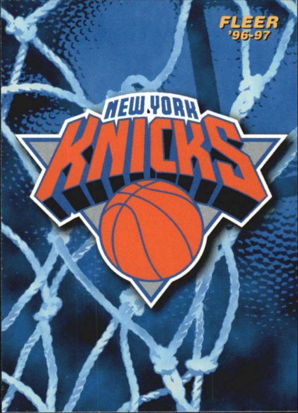 NBA 1996-97 Fleer European - No 168 - New York Knicks