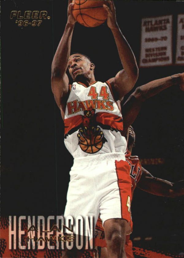 NBA 1996-97 Fleer European - No 181 - Alan Henderson