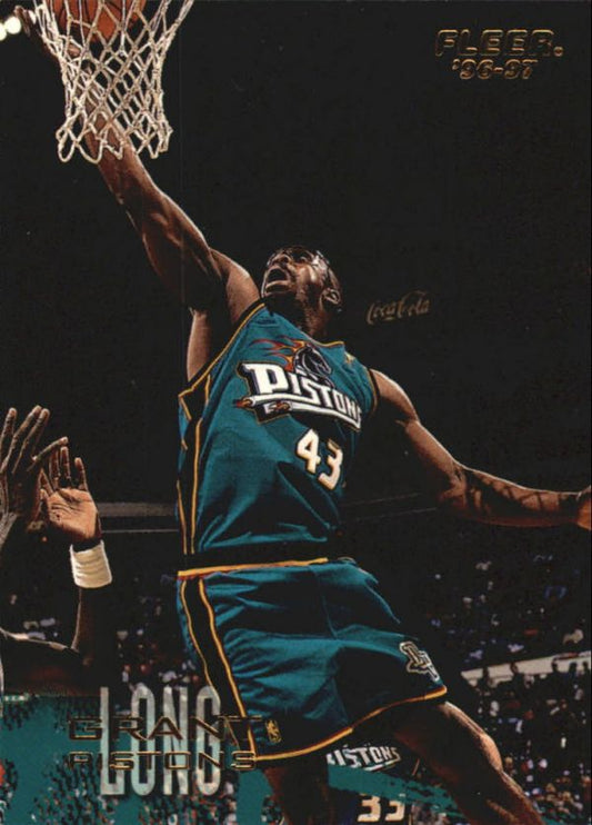 NBA 1996-97 Fleer European - No 211 - Grant Long