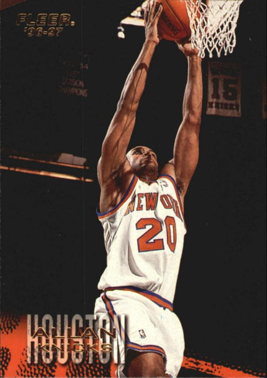 NBA 1996-97 Fleer European - No. 254 - Allan Houston