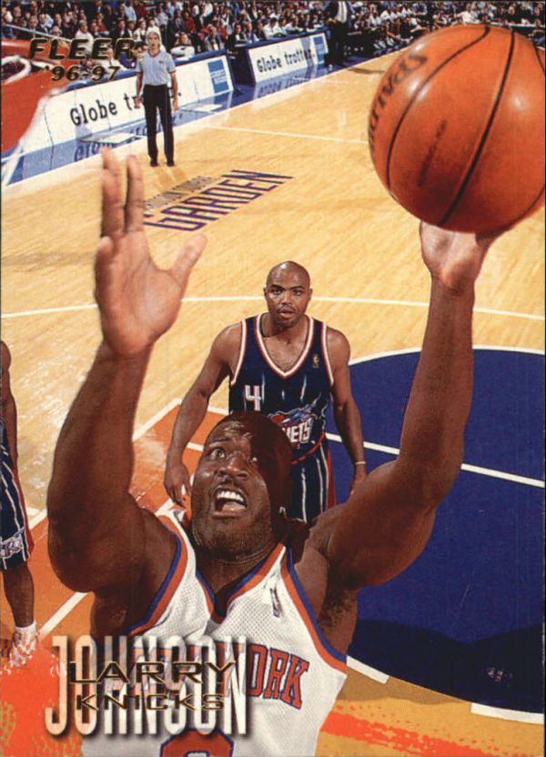 NBA 1996-97 Fleer European - No. 255 - Larry Johnson