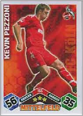 Fussball 2010 / 11 Topps Match Attax - No 155 - Kevin Pezzoni