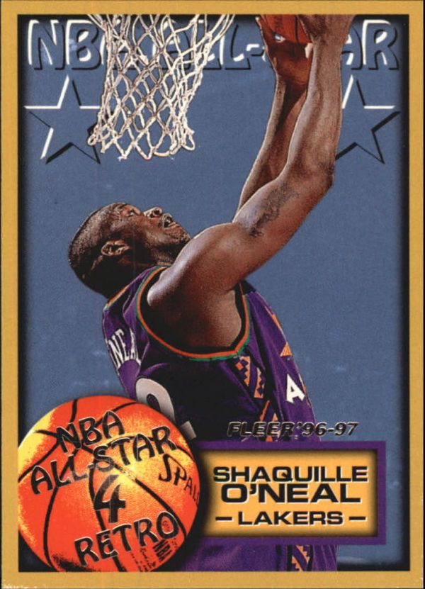 NBA 1996-97 Fleer European - No. 319 - Shaquille O'Neal