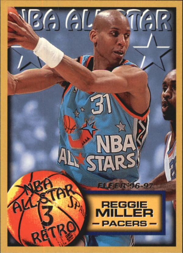 NBA 1996-97 Fleer European - No. 321 - Reggie Miller