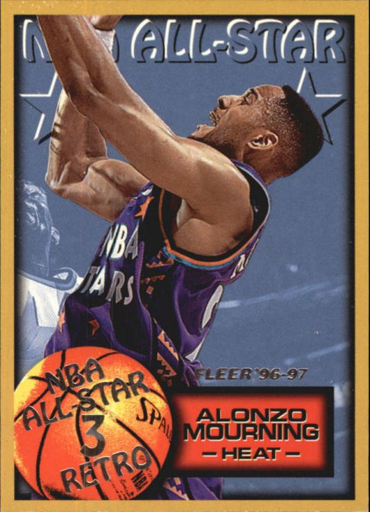 NBA 1996-97 Fleer European - No. 322 - Alonzo Mourning