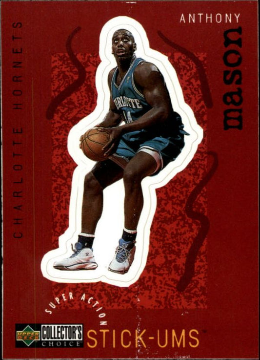 NBA 1997-98 Collector's Choice Stick Ums - No S3 - Anthony Mason