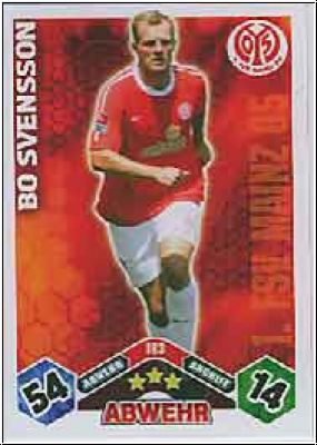 Soccer 2010/11 Topps Match Attax - No 183 - Bo Svensson